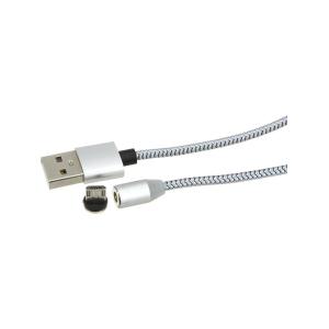 Шнур USB A-microUSB B 5PIN 1.0м магнитный 360* 
