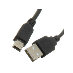 Шнур USB A-miniUSB 5PIN 1.5м черный
