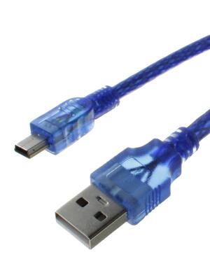 Шнур USB A-miniUSB 5PIN 1.5м, силиконовый