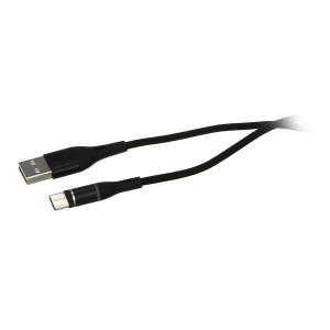 Шнур USB A-Type-C 1.0м BU16 3A магнитный оплетка ткань Borofone
