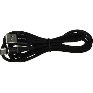 Шнур USB A-Type-C 1.0м BU16 3A магнитный оплетка ткань Borofone