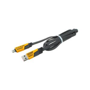 Шнур USB А-TypeC/совместимый с iPhone 5/Type C 27W 1м, серый