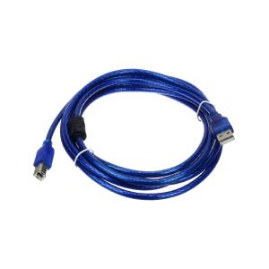 Шнур USB A-USB B 3м, силикон