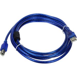 Шнур USB A-USB B 3м, силикон