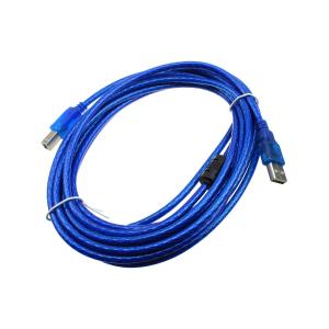 Шнур USB A-USB B 5м, силикон