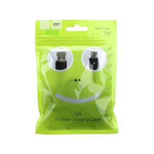 Шнур USB A-USB Type C 1м Hoco X13 Easy black 