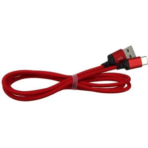 Шнур USB A-USB Type C 1м Hoco X14 Times red/black
