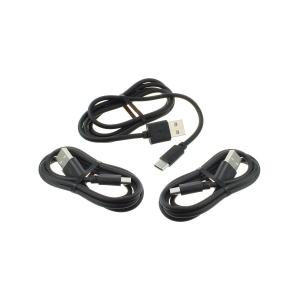 Шнур USB A-USB Type C 1м OD4.0/ROHS/медь 2А, 3шт. для зарядки