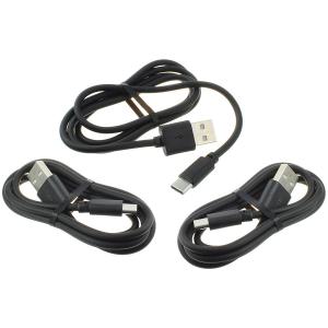 Шнур USB A-USB Type C 1м OD4.0/ROHS/медь 2А, 3шт. для зарядки