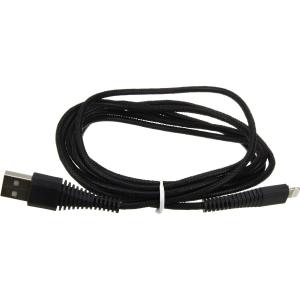 Шнур USB дата-кабель совместимый iPhone 5 2м "карбон" 