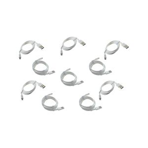 Шнур USB дата-кабель совместимый с iPhone 5 (10шт) 1м 3,5A OD4.0/ROHS/медь