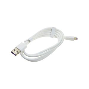 Шнур USB дата-кабель совместимый с iPhone 5 1м OD4.0/ROHS/медь 3,5A, в коробке