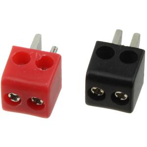 Штекер акустики БЕЗ КОРПУСА точка/тире (пара)