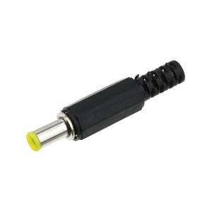 Штекер питания 5.0*3.5*10*0.8 пластиковый, на провод