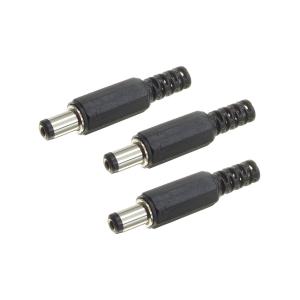 Штекер питания 5.5*2.1*9мм SZC-0028A (DJK-11A) (упаковка 3шт) на кабель с амортизатором