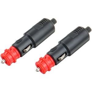 Штекер прикуривателя с предохранителем 8А, 2шт, без пайки