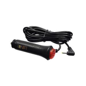 Штекер прикуривателя-штекер питания 2,45*1,0*14 2.5м кнопка для регистр/навигаторов/антирадара, штекер углом