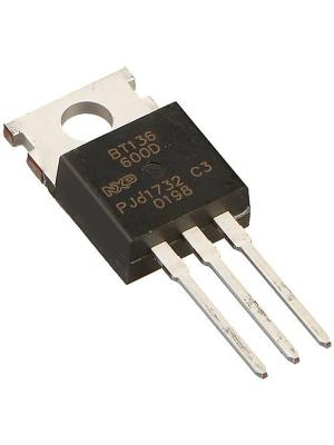 Симистор BT136-600D TO-220AB WeEn 600В 4А 5мА 4Q