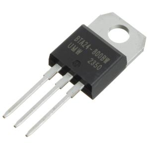 Симистор BTA24-800BWRG TO-220AB UMW (800В 24А 50мА 3Q бесснабберный)
