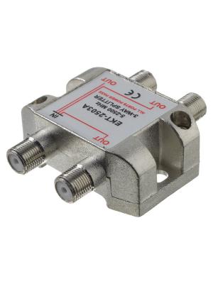 Splitter 3way 5-2500Mhz проходное питание
