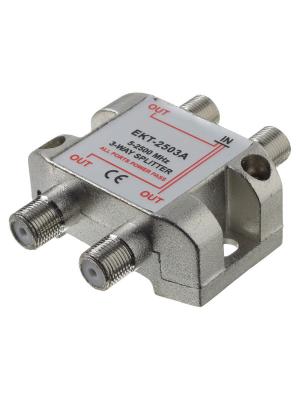 Splitter 3way 5-2500Mhz проходное питание