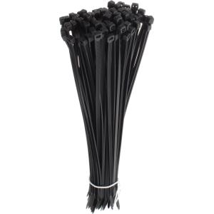 Стяжка кабеля 200*2.5мм Navigator, нейлоновая, черная, 100 штук