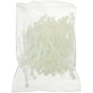 Стяжка кабеля 80*3мм 100шт Белая