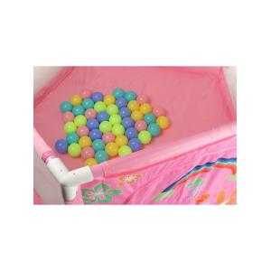 Сухой бассейн с шариками розовый