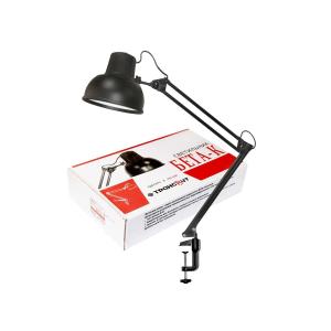 Светильник настольный Бета НДБ37-60-013 на струбцине черный