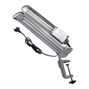 Светильник настольный Дельта Трансвит, на струбцине серый