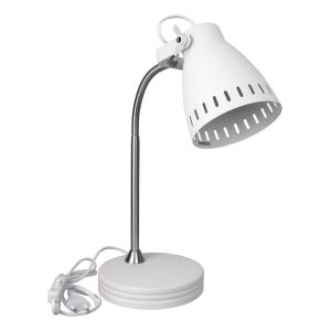 Светильник настольный HT-805WN Artstyle, белый, никель E27