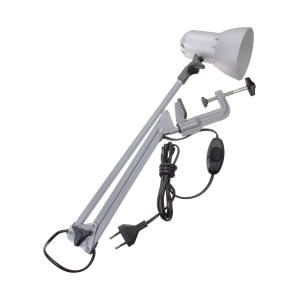 Светильник настольный Надежда Трансвит, на струбцине серый