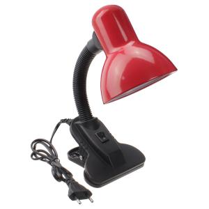 Светильник настольный NDF-C011 Navigator, Е27, красный, на прищепке
