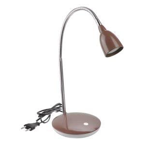 Светильник настольный PTL-1215 Jazzway, коричневый, светодиодный