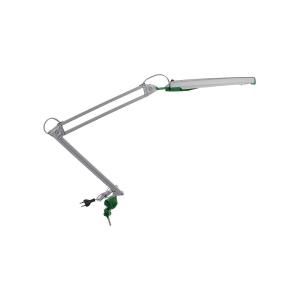 Светильник настольный Светлана 222 Трансвит 11Вт, на струбцине серо-зеленый