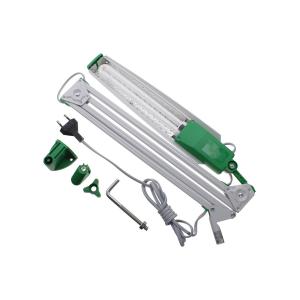 Светильник настольный Светлана 222 Трансвит 11Вт, на струбцине серо-зеленый