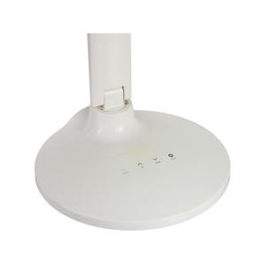 Светильник настольный светодиодный часы термометр белый 061, желтое пятно