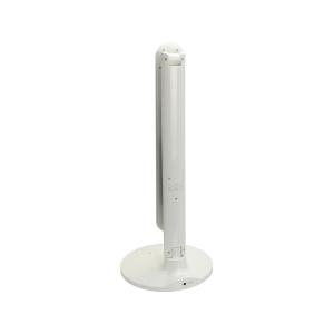 Светильник настольный светодиодный часы термометр белый 061, желтое пятно