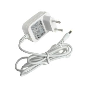 Светильник настольный светодиодный часы термометр белый 061, желтое пятно