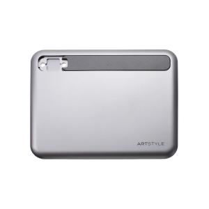 Светильник настольный TL-3218SDG Artstyle, серебристый с темно-серой полосой