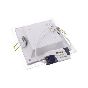 Светильник встраиваемый 15Вт 4000К светодиодный Navigator NDL-SP3-15W-840-WH-LED