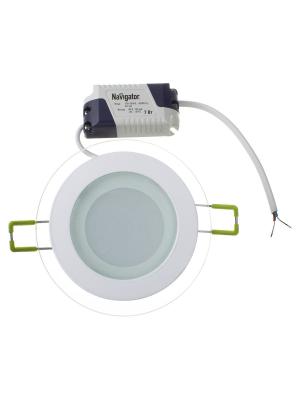 Светильник встраиваемый 7Вт 4000К d100 светодиодный Navigator Downlight NDL-RP3-7W-840-WH-LED