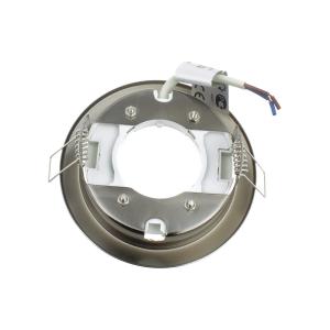 Светильник встраиваемый Ecola GX53 H4, FB53H4ECB черный хром