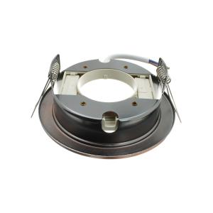 Светильник встраиваемый Ecola GX53 H4, FP53H4ECB черненая медь