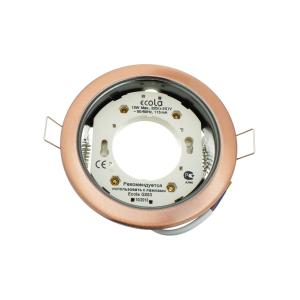 Светильник встраиваемый Ecola GX53 H4, FP53H4ECB черненая медь