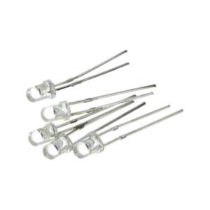 Светодиод 3мм UV, ультрафиолетовая линза 395-400nm, упаковка 5 шт