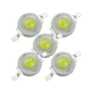 Светодиод 3W 260-280Lm, белый, холодный, упаковка 5 штук, 700mA, 6000-6500К