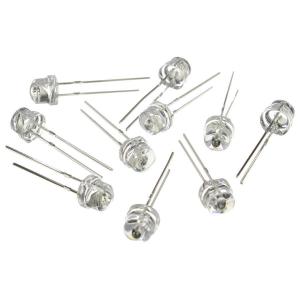 Светодиод 5мм 7 цветов быстро мигающий, линза 120*, упаковка 10шт