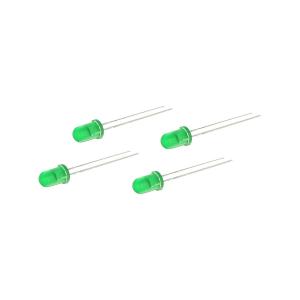 Светодиод 5мм зеленый 40mcd Kingbright L-53SGD (упаковка 4шт)