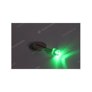 Светодиод 8мм, цвет изумрудный, линза 120* 472